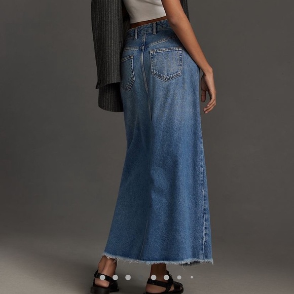 Anthropologie - Pilcro Denim Maxi Skirt - Endless Summer (Size 8US) - Picture 3 of 5